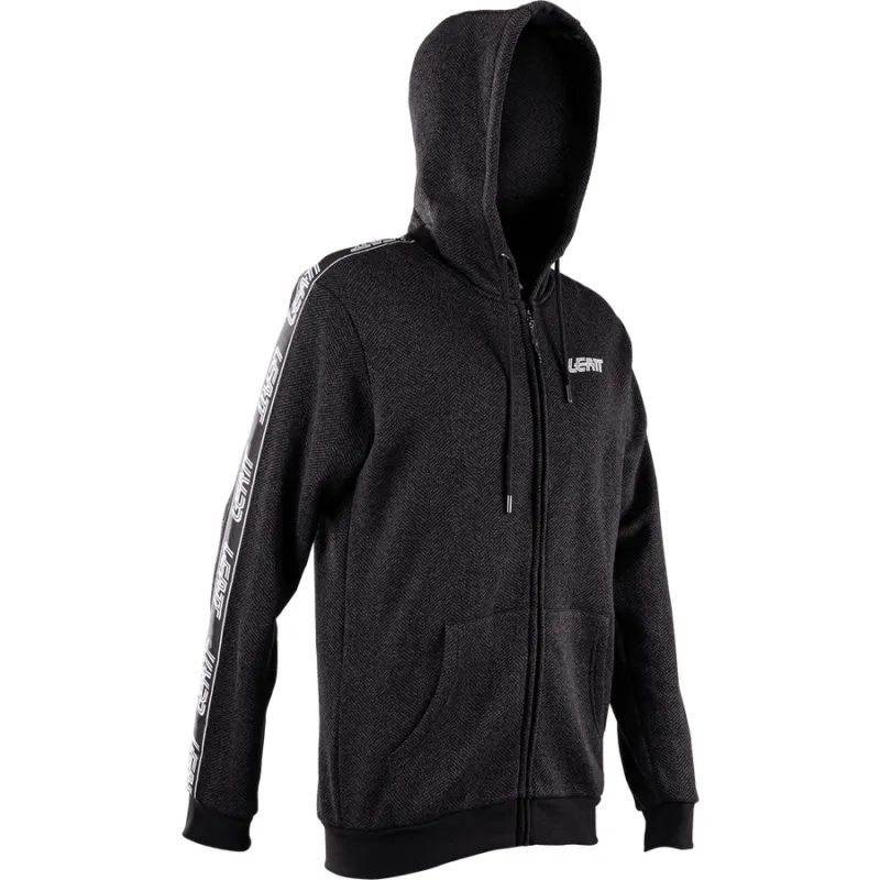 Transport gratuit Hanorac Leatt Tech Zip-Hoodie Black S