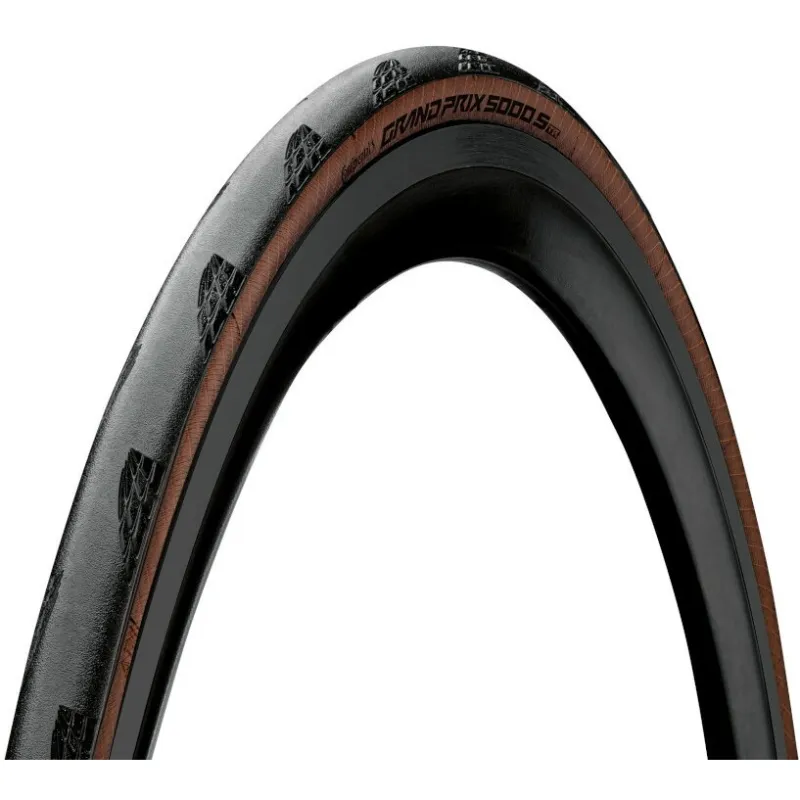 Anvelopa pliabila Continental Grand Prix 5000S TR 28-622 (28 x 1 5/8 x 1 1/8) negru/maro Vezi acum