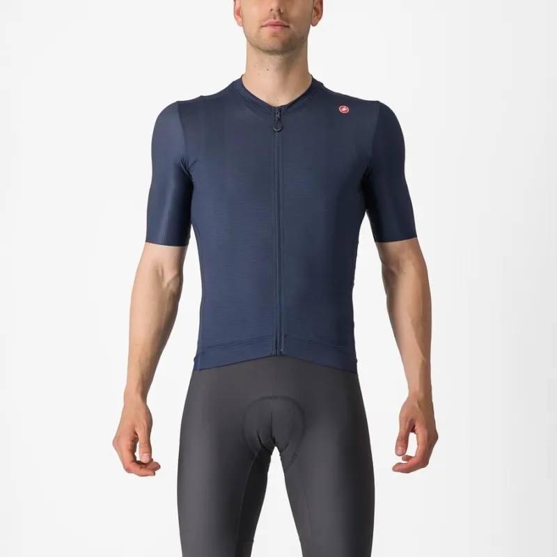 Tricou cu maneca scurta Castelli Espresso Indigo M Doar azi