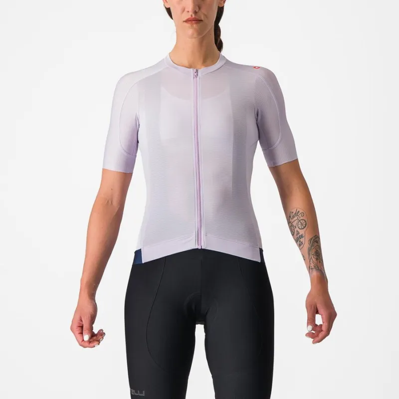 Tricou cu maneca scurta Castelli Espresso W, de dama, Violet, M Comandă acum