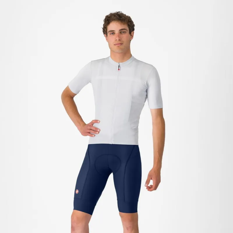 Preț redus Pantaloni scurti cu bretele Castelli Competizione 2, pentru barbati, albastru belgian, S