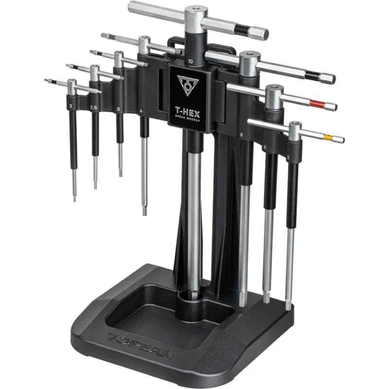 Noutate Set Imbus Topeak T-Hex Speed 36X32.5X17 cm Cu Suport 8 Functii,36 X 32.5 X 17 cm