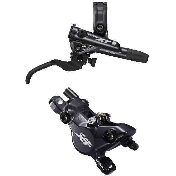 Frana Pe Disc Set Asamblat Shimano Deore Xt Bl-M8100(R) Br-M8100(R), Fara Adaptor, Placute Metal Cu Aripioare De Racire, Furtun Sm-Bh90-Sbm 1700mm, Incl. Oliva & Insertie Conectare, Ambalat Ind. Retur gratuit