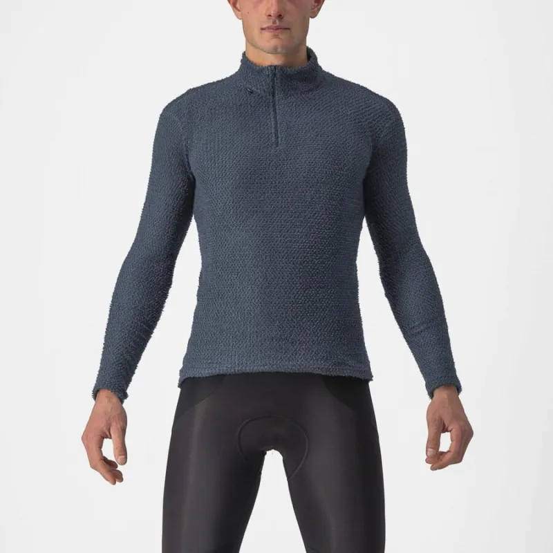 Tricou cu maneca lunga Castelli Cold Day 2nd Layer, Bleumarin, M Popular