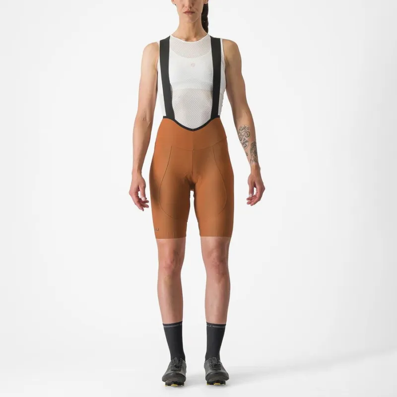 Disponibil imediat Pantaloni scurti cu bretele Castelli Espresso W DT de dama Maro L