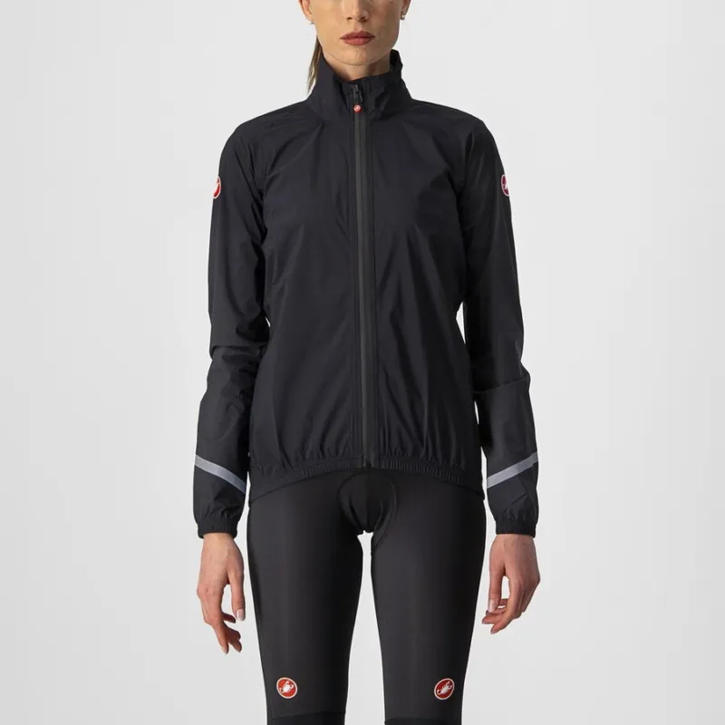 Jacheta de ploaie Castelli Emergency 2 W, de dama, Negru, XL Cel mai vândut