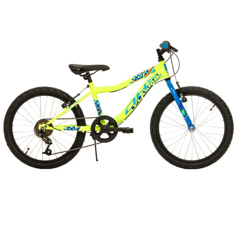 Bicicleta Copii DHS Plasma - 20 Inch, Galben Cel mai bun preț