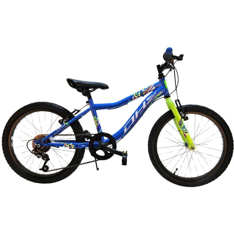 Bicicleta Copii DHS Plasma - 20 Inch, Albastru Reducere extra