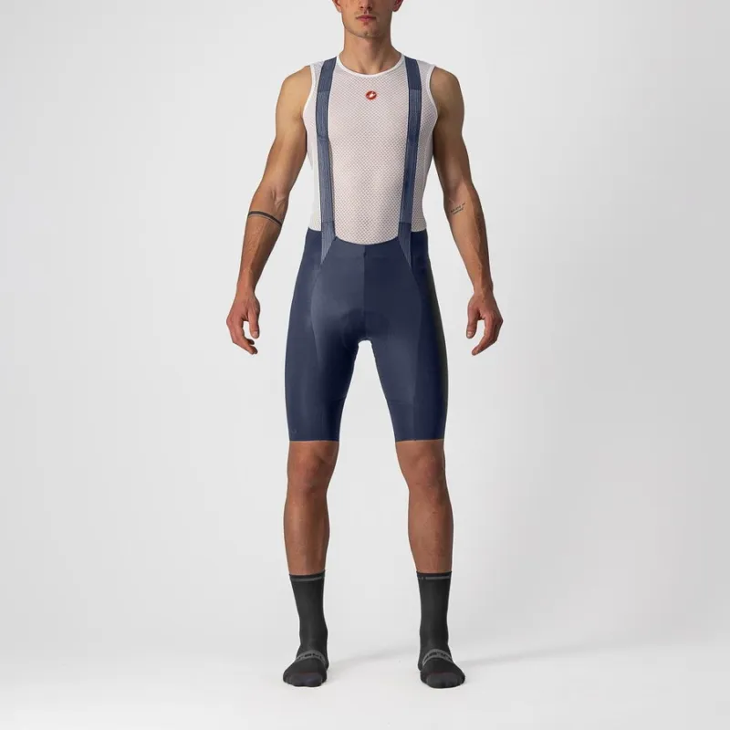 Pantaloni scurti cu bretele Castelli Free Aero RC, Indigo, XXL Noutate