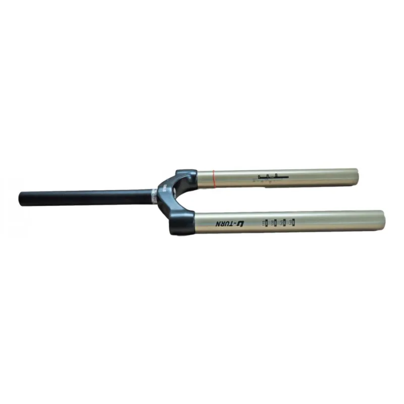 Ultima șansă Service Rock Shox Csu U-Turn Al Steerer - 1-1/8 Inch, Black Crown, Gold