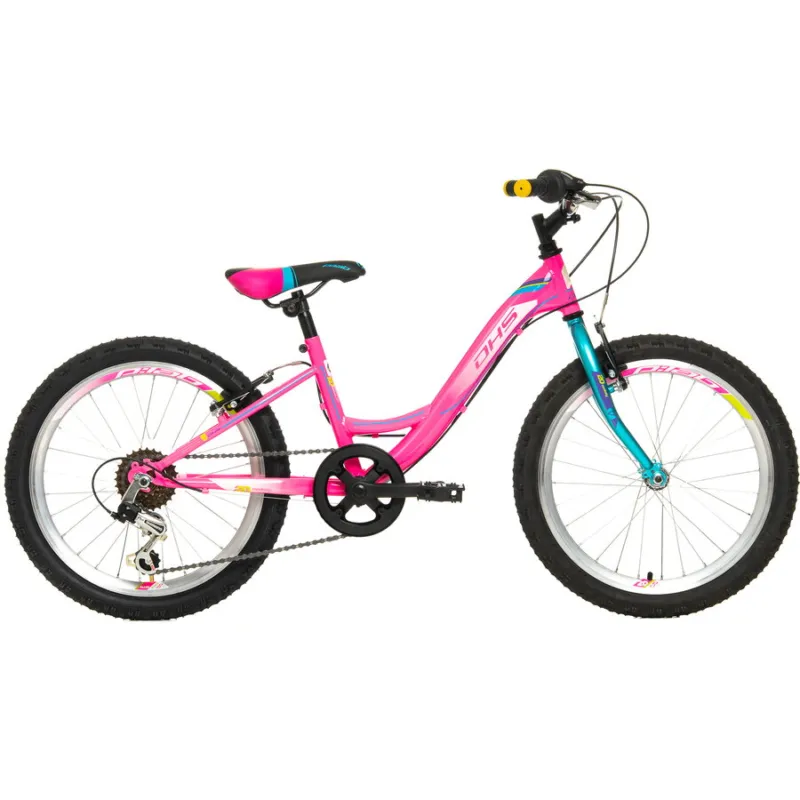 Bicicleta Copii DHS Modesty - 20 Inch, Roz Ofertă limitată