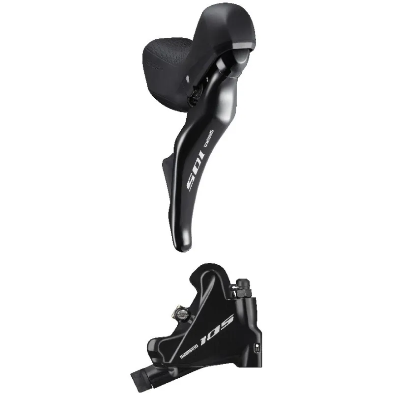 Cumpărături sigure FRANA PE DISC SET ASAMBLAT SHIMANO 105 ST-R7025(R) BR-R7070(R), HIDRAULICA, PT. MONTURA 25MM, PLACUTE RESIN (CU ARIPIOARE DE RACIRE), CABLU SCHIMBATOR 2200MM, CAMASA SP41 600/300MM, FURTUN SM-BH90 1700MM, NEGRU, AMBALAT IND.
