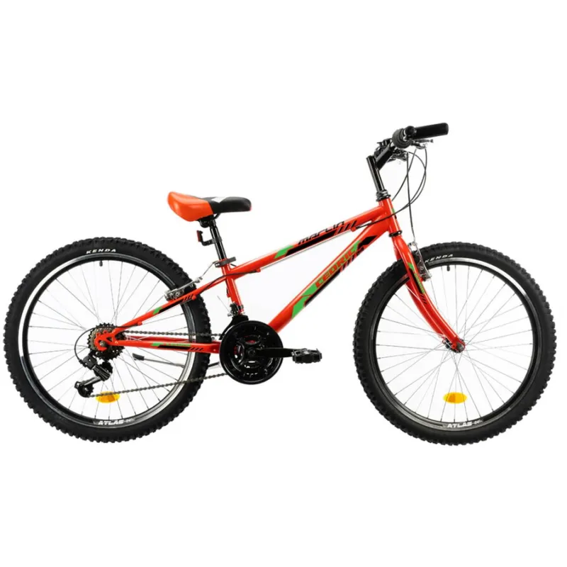 Bicicleta Copii Dhs 2421 Cedric - 24 Inch, Rosu Ofertă limitată