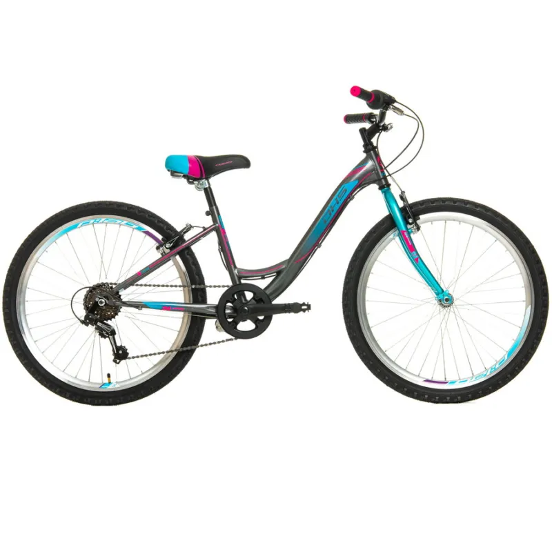 Bicicleta Copii DHS Modesty - 24 Inch, Gri Cel mai bun preț