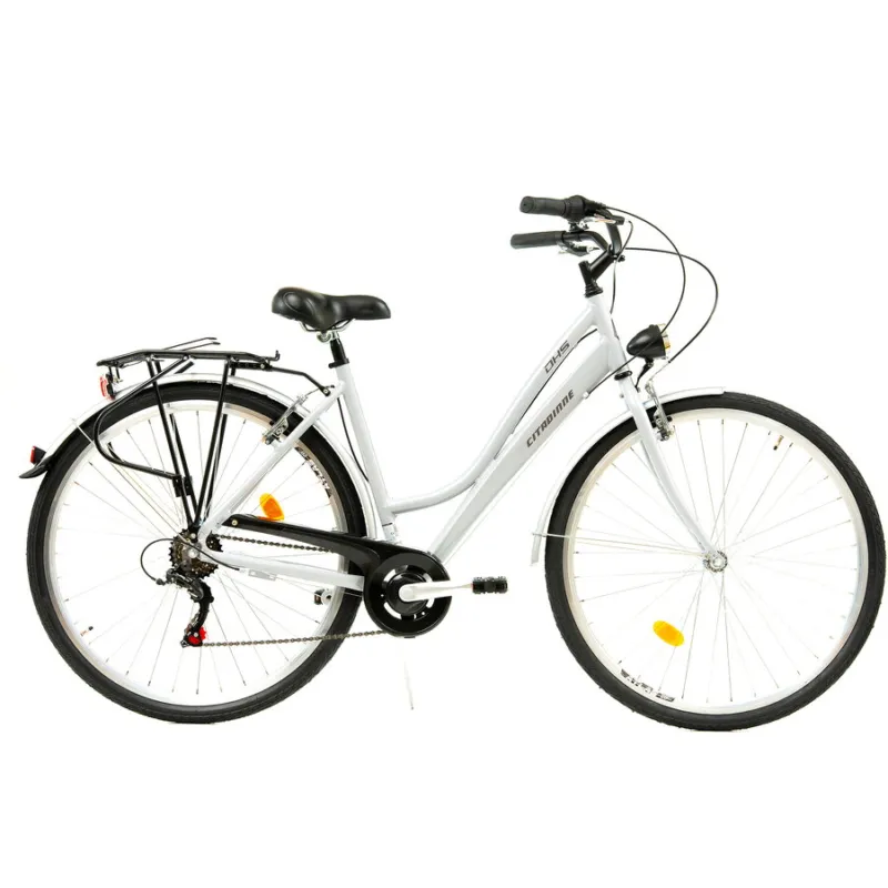 Bicicleta Oras Dhs City 28001 - 28 Inch, L, Argintiu Livrare rapidă