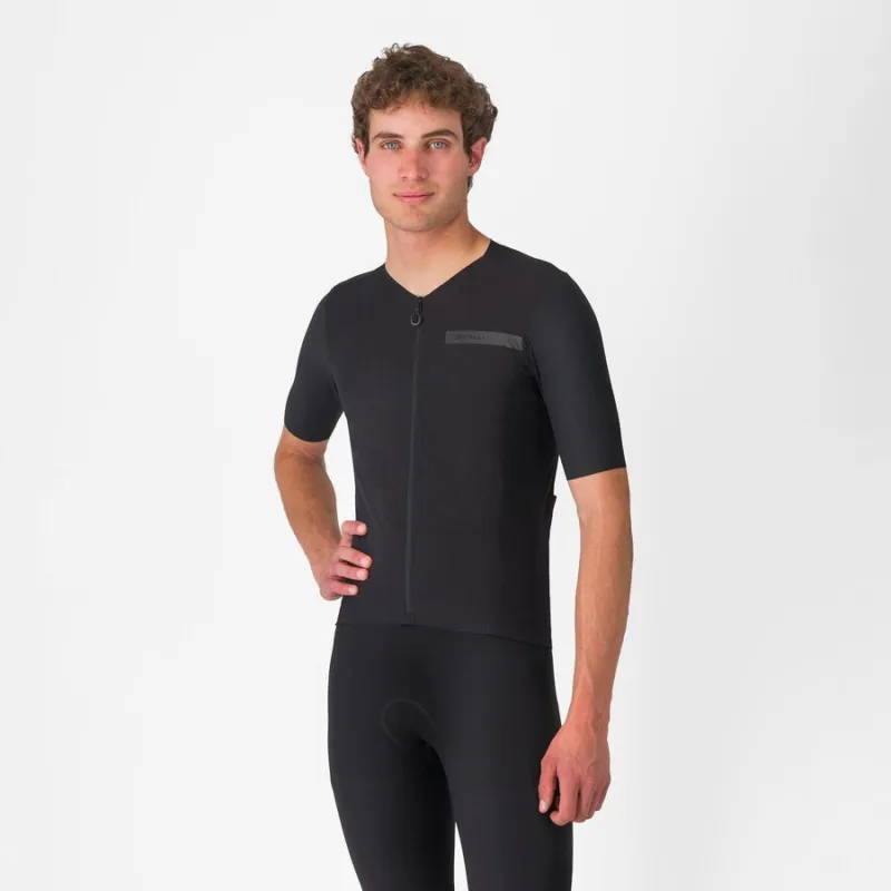 Tricou cu maneca scurta Castelli Premio EVO, pentru barbati, negru deschis/negru, L Vezi acum