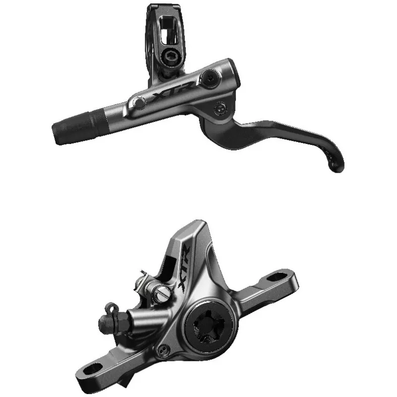 Frana Pe Disc Set Asamblat Shimano Xtr Bl-M9100(L) Br-M9100(F), J-Kit, Fara Adaptor, Placute Metal Fara Aripioare De Racire, Furtun Sm-Bh90-Ss 1000mm Negru, Incl. Oliva Si Insertie Conectare, Ambalat Ind. Lichidare de stoc