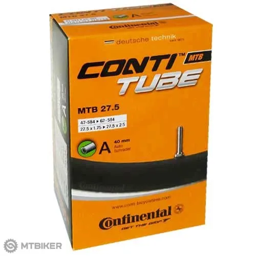 Super ofertă Cameră Continental MTB 27,5"x1,75-2,5", valvă auto 40 mm - valvă auto