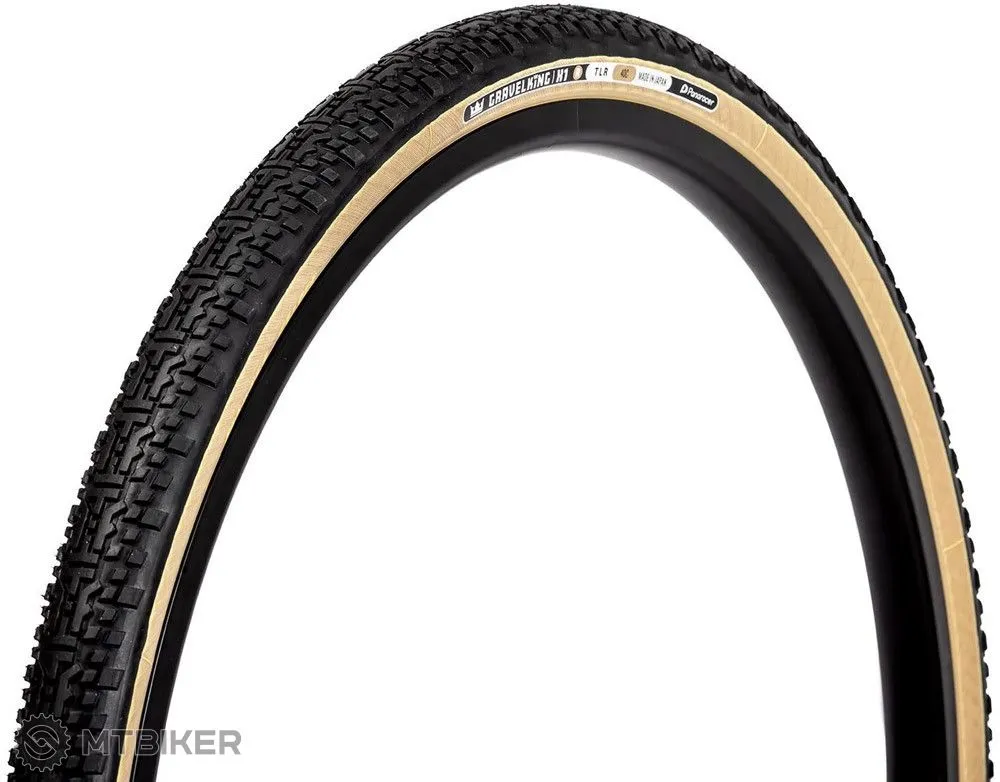 Anvelopă Panaracer Gravelking X1 R 700x40C, TLR, kevlar, negru/maro Premium