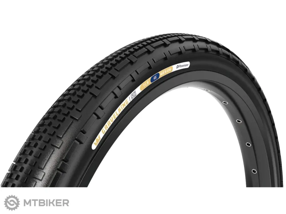Anvelopă Panaracer GravelKing SK 700x35C, TLR, kevlar, negru Mai ieftin