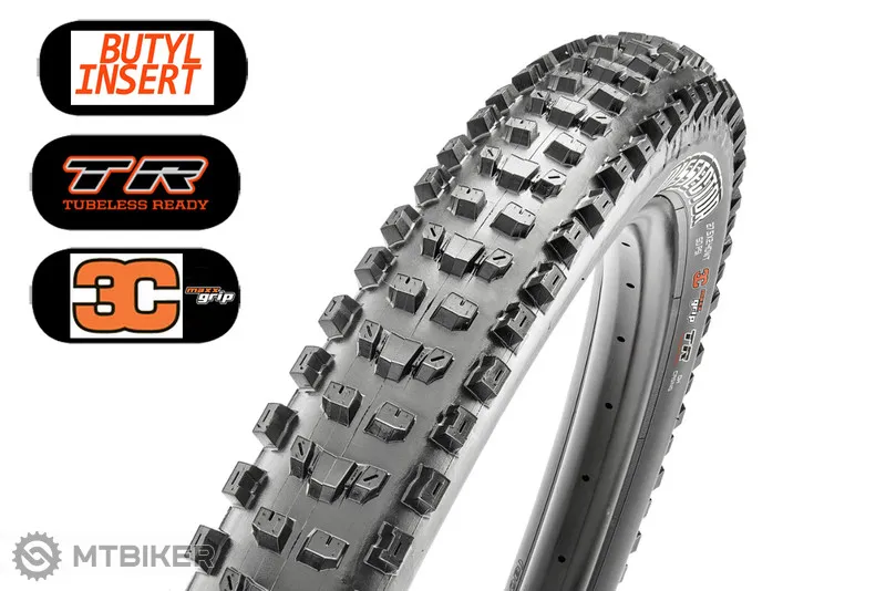 Anvelopă Maxxis Dissector 27.5x2.40" WT DH 3C MaxxGrip, TR, kevlar Ultima șansă