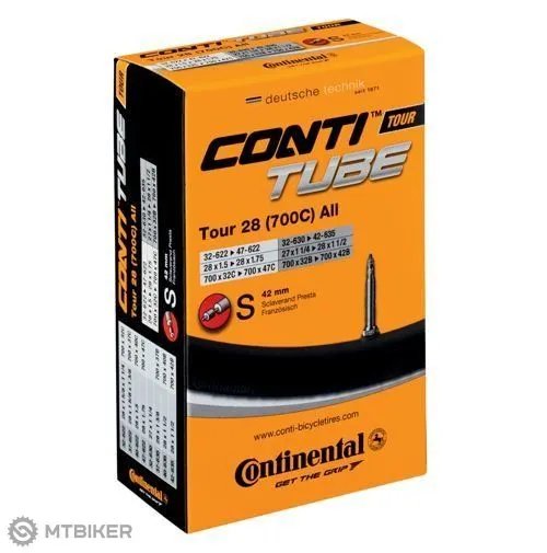 Vezi acum Cameră Continental Tour 28 700 x 32 - 47C, valvă Presta 60 mm