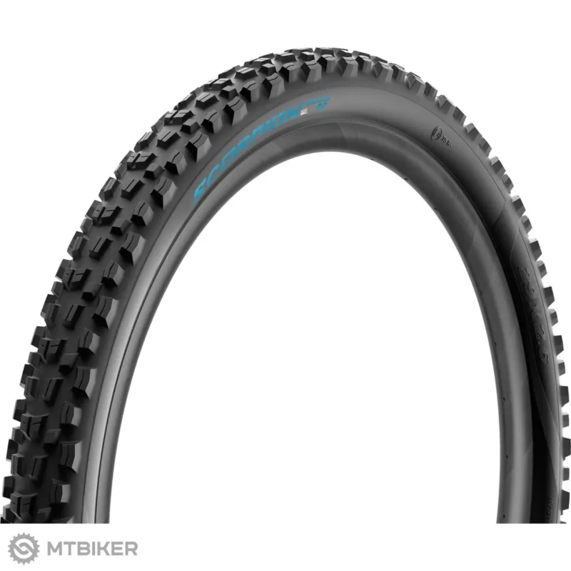 Preț redus Anvelopă Pirelli Scorpion™ Enduro M 29x2.4" HardWALL SmartGRIP Gravity, TLR, kevlar, OEM, cu turcoaz