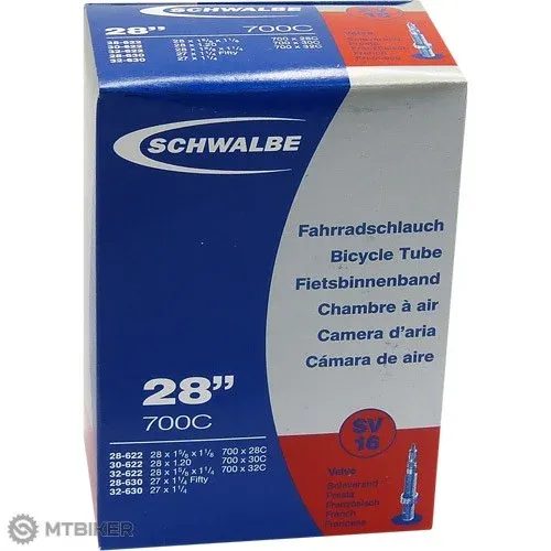 Cameră Schwalbe 700 x 28 - 32C, Presta - valvă 60 mm Reducere specială
