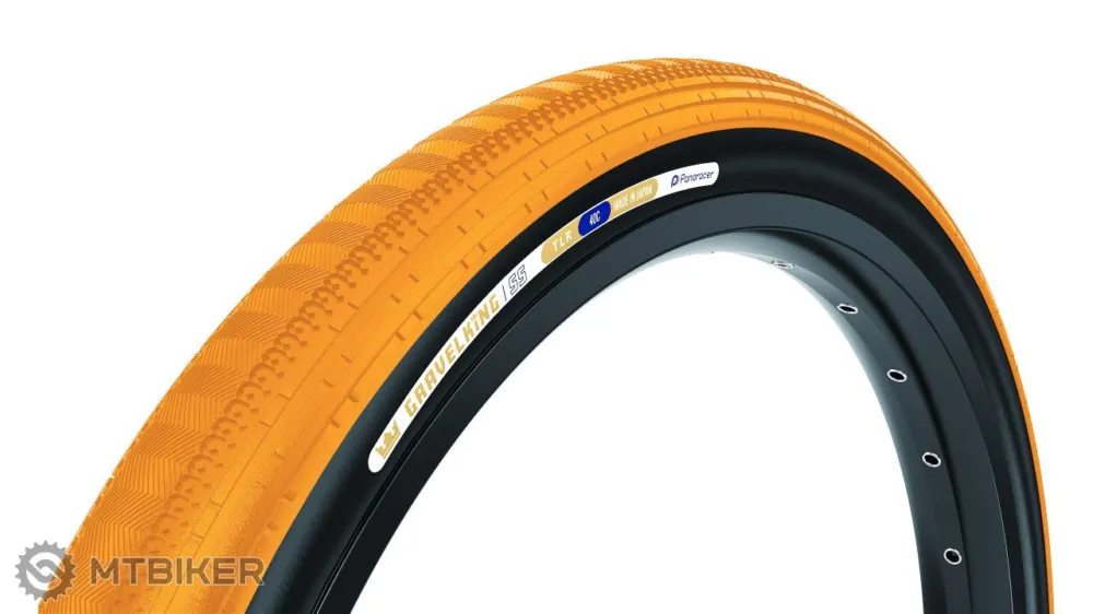 Anvelopă Panaracer Gravelking SS 700x45C, TLR, kevlar, galben/negru Comandă acum