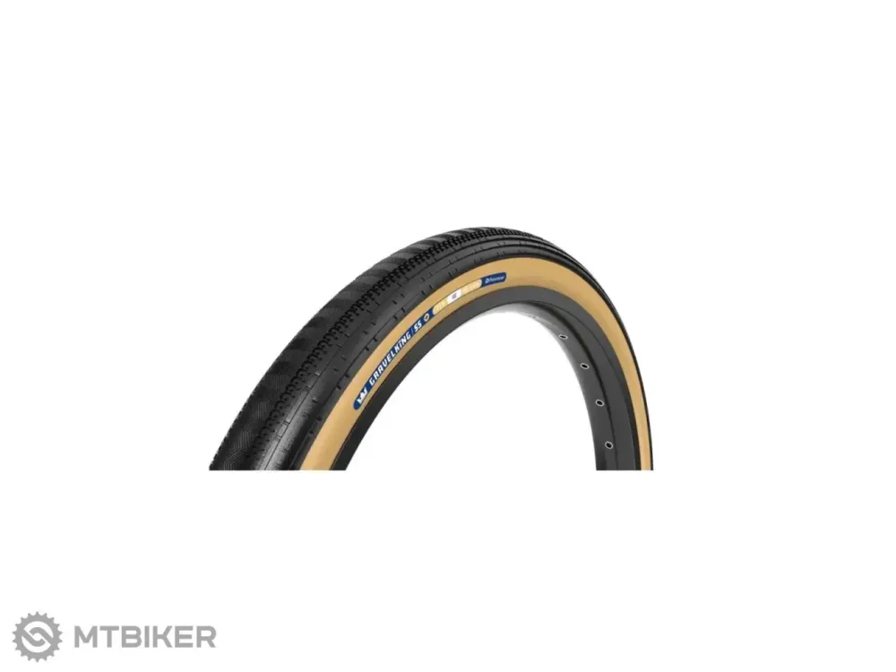 Anvelopă Panaracer GravelKing SS+ 700x35C, TLR, kevlar, negru/maro Popular