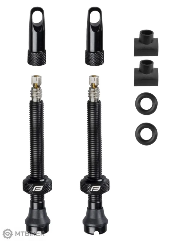 Valve tubeless FORCE, 60 mm, 2 buc, negru Discount