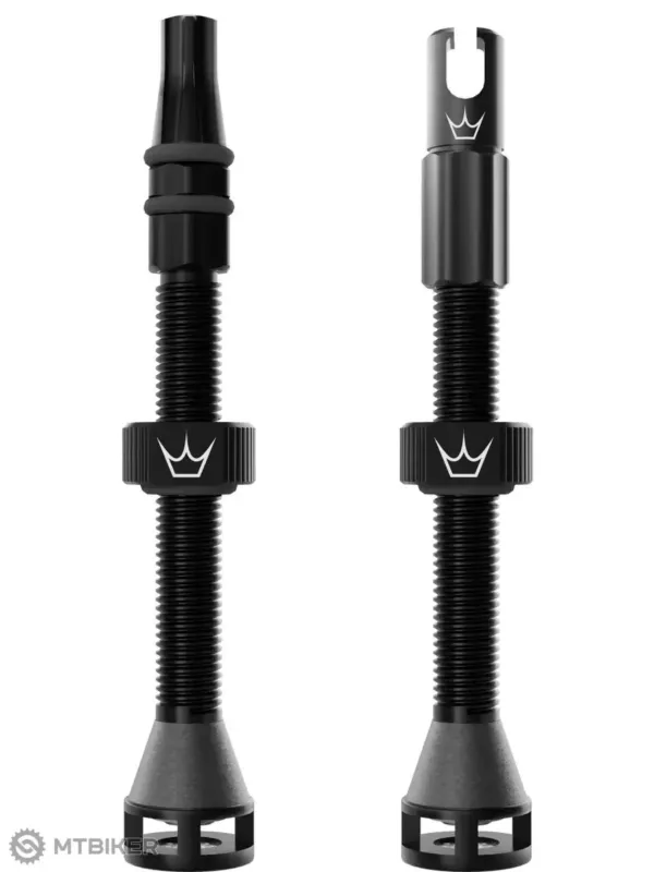 Plată sigură Valve tubeless Peaty's Holeshot Fast Flow, 60 mm, black