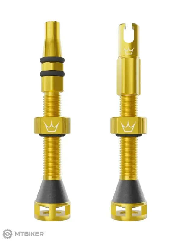 Valve tubeless Peaty's Holeshot Fast Flow, 42 mm, auriu Preferatul clienților