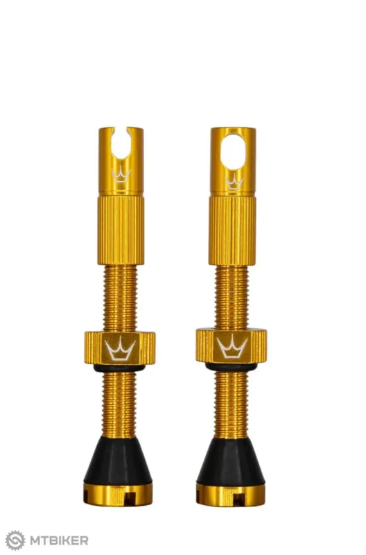 Valve tubeless Peaty's x Chris King MK2, Presta 42 mm, auriu Livrare gratuită