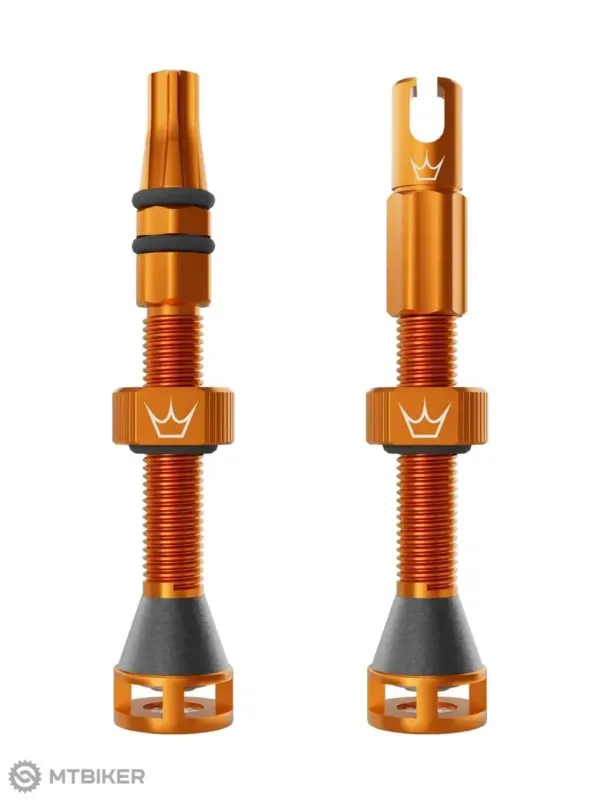 Livrare expres Valve tubeless Peaty's Holeshot Fast Flow, 42 mm, mango