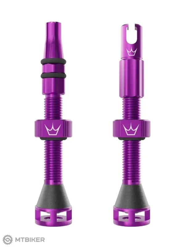 Bestseller Valve tubeless Peaty's Holeshot Fast Flow, 42 mm, violet - UNI