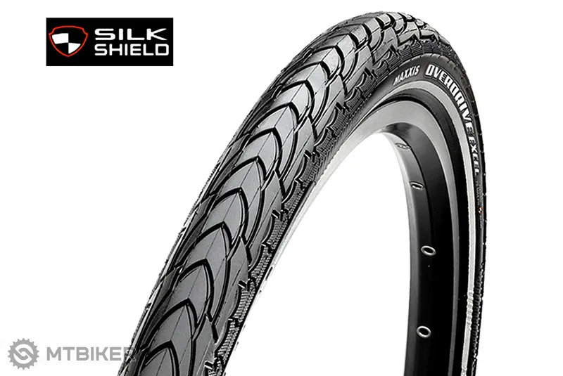 Anvelopă Maxxis Overdrive Excel 700x47C SilkShield, cablu, reflex Preferatul clienților