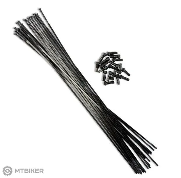 Preț redus Set spițe + nipluri Vision SC55 DB straightpull - INOX 2/1.5/2 - 264/260 mm