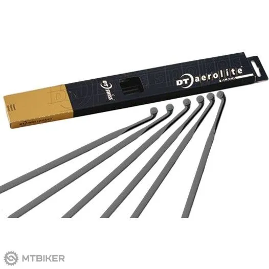 Bestseller Spiță DT Swiss Aerolite Straightpull, 2.0/2.3-0.9/2.0 mm, negru - 282 mm