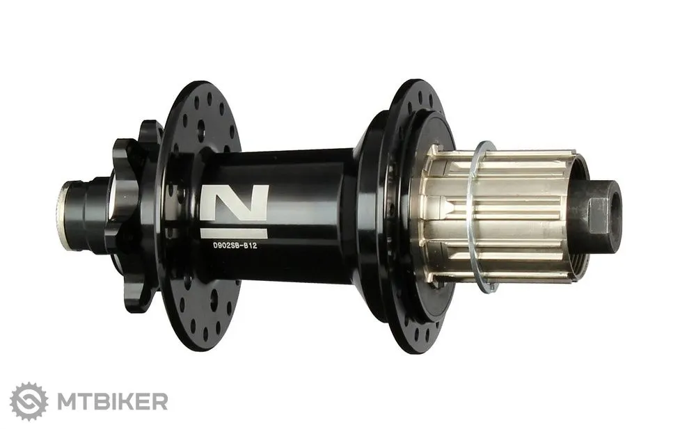 Plată sigură Butuc spate Novatec D902SB-B12-S4S-11S, 6 găuri, 36 găuri, 12x148 mm, Shimano HG, OEM