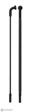 Șpițe Sapim CX-RAY polyax J-bend negre 282mm-300mm + nipluri polyax Alu 14G 14mm negre - 288 mm Bestseller