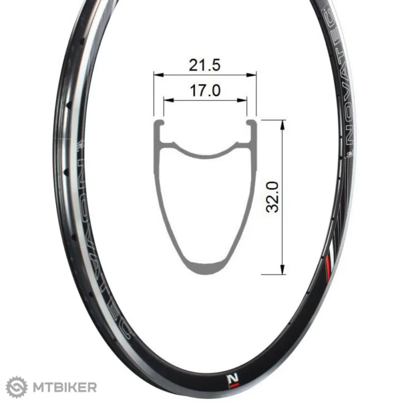 Răfăcător rutier Novatec RWA32C 28" 24 găuri Preț redus