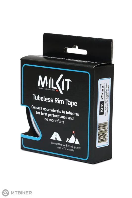 Calitate înaltă Bandă milKit tubeless pentru jantă, 25 mm