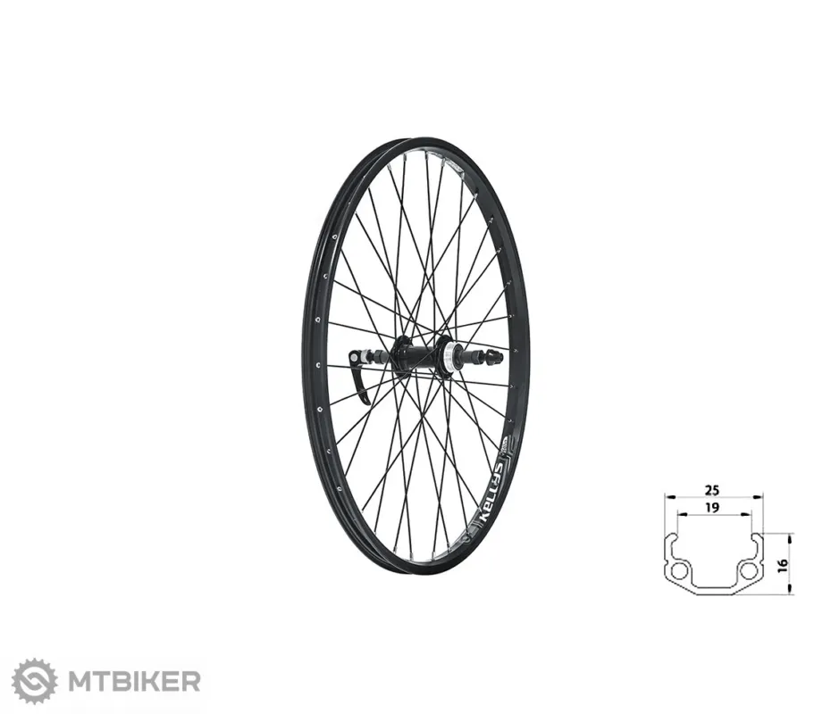 Cel mai vândut Roată spate Kellys KLS WASPER FREEWHEEL 24" , V-brake