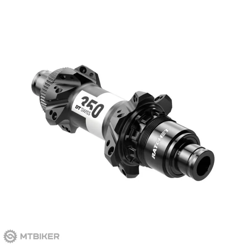 Butuc spate DT Swiss 350, 6 găuri, 28 găuri, Boost 12x148 mm, Straightpull, casetă XD Cumpără online