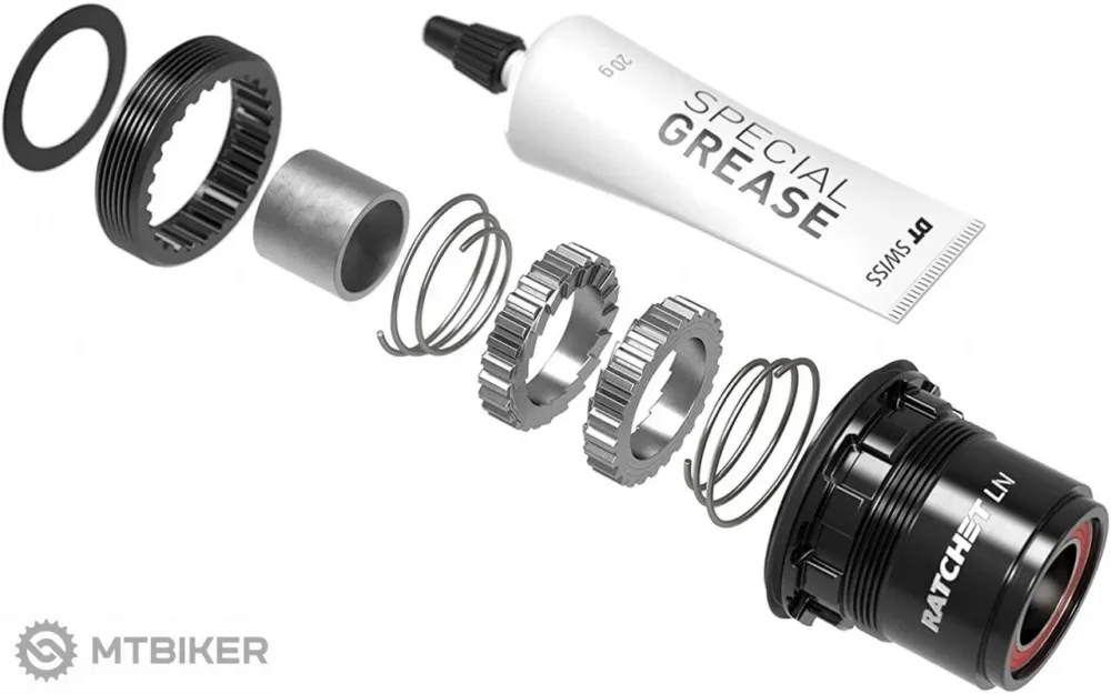 Set conversie DT Swiss de la butuc cu 3 clicheți la Ratchet 18T - casetă Sram XD Super ofertă