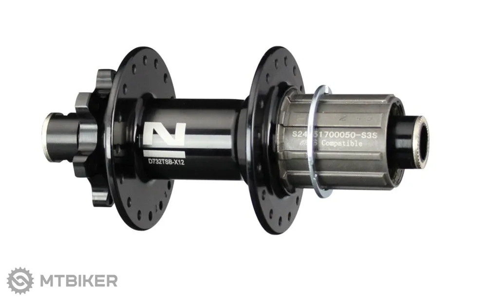 Butuc spate Novatec D732TSBT-S3S-X12-11S, 32 găuri, 12x142, 6 găuri, Shimano HG, OEM Ultima șansă