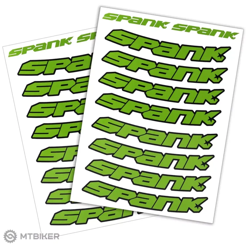 Set autocolante pentru jante SPANK SPANK, verde Reduceri