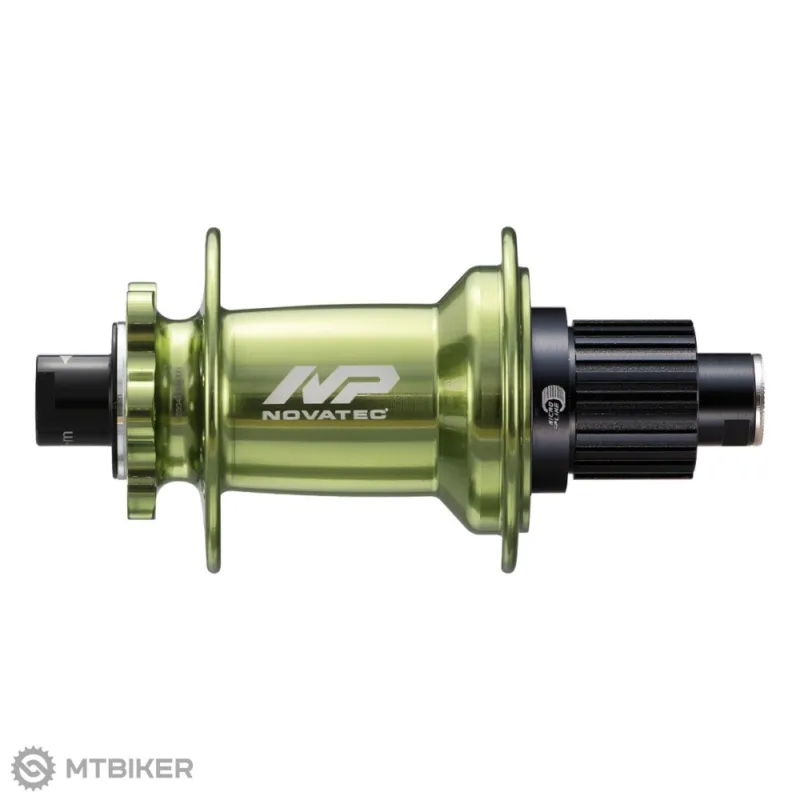 Cel mai bun preț Butuc spate Novatec XD602SB/A-B12-MS Boost, 32 găuri, 12x148 mm, 6 găuri, casetă Microspline, verde, OEM