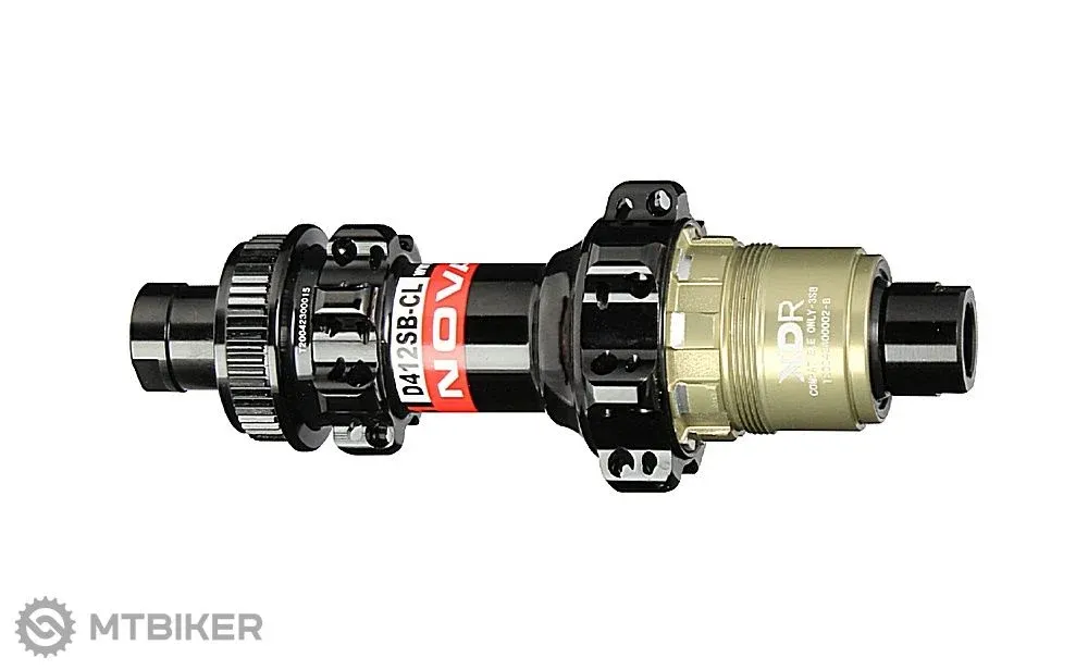 Butuc spate Novatec D412SB-CL-X12-A4A-XDR, CenterLock, 28 găuri, 12x142 mm, Sram XDR, OEM Expediere rapidă